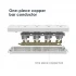 Deli 2 Pin 4 Port White Power Strip # ET404 (5 Meter)