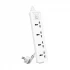 Deli 2 Pin 4 Port Power Strip