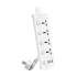 Deli 2 Pin 4 Port Power Strip Price in BD