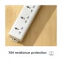 Deli 2 Pin 6 Port Power Strip in BD