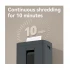 Deli 9952 12 Sheet Gray Paper Shredder