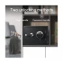 Deli ET580 Black Digital Safe Box (Key, Password & Fireproof)
