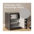 Deli ET595 Black Digital Safe Box (Key, Password & Fingerprint)