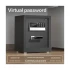 Deli ET622 Black Digital Safe Box Locker Vault (Key & Password)