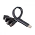 Dtech DT-3020 USB 2.0 4 Port Black Hub