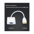 Dtech HDMI Male to VGA Female White Converter #DT-6515