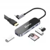 Dtech T0040 Type-C Male to HDMI, Tri USB, (PD), SD & TF Female Cable / Converter / HUB