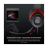 EKSA E900 Red Wired Over-Ear Gaming Headphone