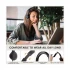 EKSA Telecom H15 Black Wired Over-Ear Professional Mono Headphone