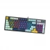 Fantech Atom96 MK890v2 Wired Hot Swap (Blue Switch) Navy Blue Mizu Series Mechanical Gaming Keyboard