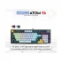 Fantech Atom96 MK890v2 Wired Hot Swap (Red Switch) Sky Blue Mizu Series Mechanical Gaming Keyboard