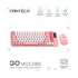 Fantech Go Mochi 85 WK898 Pink Wireless Keyboard & Mouse Combo