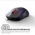 Fantech Hive UX2 Wired Macro Programmable Honeycomb RGB Black Gaming Mouse
