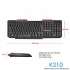 Fantech K-210 USB Wired Multimedia Office Keyboard