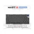 Fantech MAXFIT81 MK910 Tri Mode Barebone Space Edition White Mechanical Gaming Keyboard Without Switch