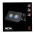 Fantech NC14 Black 15.6 Inch Laptop Cooler
