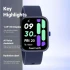 Fastrack Reflex Hello 43mm Dark Blue Bluetooth Calling Smart Watch