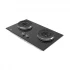 Fiesta HG9T Black Dual Burner Gas Stove