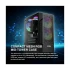 Gamdias AURA GC7 RGB Mid Tower Black (Tempered Glass) ATX Gaming Desktop Case with AURA GP250 (250W) PSU
