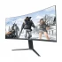 Gamemax GMX34CKXQ 34 Inch 3K UWQHD Quad USB Dual HDMI Dual DisplayPort Gaming Monitor