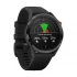 Garmin Approach S62 Black Smart Watch with Black Silicone Band