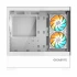 Gigabyte C201 Panoramic ICE Mid Tower White (Tempered Glass Window) Micro-ATX Gaming Desktop Case