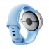 Google Pixel Watch 2 41mm (GPS) Polished Silver Aluminum Case with Rose Bay Active Band