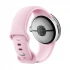 Google Pixel Watch 3 41mm (GPS) Polished Silver Aluminum Case with Rose Quartz Active Band