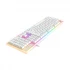 Havit KB876L USB Multi-Function Backlit White Gaming Keyboard