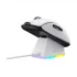 Havit StarBlaze-2 H.KRAKEN Bluetooth (Multi Mode) White-Black Gaming Mouse With RGB Charging Dock