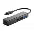 Havit USB Type-C Male to 3.1,Dual 2.0 & LAN Female Type-C Converter