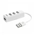 Havit USB Male to Quad USB Female White Hub # H18