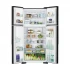 Hitachi R-W690P7PB 586L Glass Black Top Freezer Refrigerator