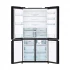 Hitachi R-WB640PBP1 638L Glass Clear Black French Bottom Freezer Refrigerator