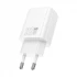Hoco N61 Gentle USB & USB-C 20W White (EU) Charger / Charging Adapter with USB-C to USB-C Cable