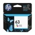 HP 63 Tri-color Original Ink Cartridge #F6U61AN/F6U61AA