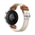 Huawei Watch GT5 Silver with Brown Woven Strap 41mm GPS Bluetooth Calling Smart Watch