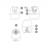 Imou Ranger 2 (3.6mm) (3.0MP) Wi-Fi Dome IP Camera #IPC-K2EP-3H1W / IPC-K2EP-3H3W