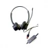 Inbertec C10DJU Duo USB & 3.5mm Jack Noise Cancelling Black Headphone