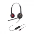 Inbertec UB800DU Duo Wired USB Noise Cancelling Black Headphone
