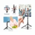 Keelead 153cm/60.2 Inch Selfie Stick Tripod & Wireless Remote for Smartphones & Cameras