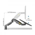 K2 NB F-160 Desk Mount Monitor Stand