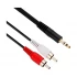 K2 3.5mm Male to 2 RCA Audio Cable