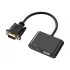 K2 VGA Male to HDMI & Female VGA Converter