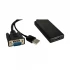 K2 VGA & USB Male to HDMI Female VGA Converter