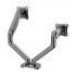 Kaloc DS200-2 Dual 17-32 Inch Adjustable Dual Arm Monitor Desktop Mount Stand
