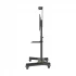 Kaloc KLC-161/B 32-60 inch Black Adjustable Mobile TV Trolley For Interactive Flat Panel