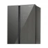 Kelvinator KRS-537SGX 537L Gray Inverter Side by Side Glass Door No Frost Refrigerator