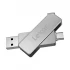 Lexar JumpDrive Dual Drive D30c 32GB USB 3.1 Type-C Silver Pen Drive #LJDD30C032G-BNSNG