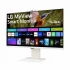 LG 32SR85U-W 32 Inch 4K UHD Display Dual HDMI, Tri USB-C Smart Professional Monitor
